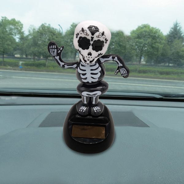 

11*5cm abs plastic solar powered dancing halloween swinging animated bobble dancer toy car decor drop shipping 18 octo 1