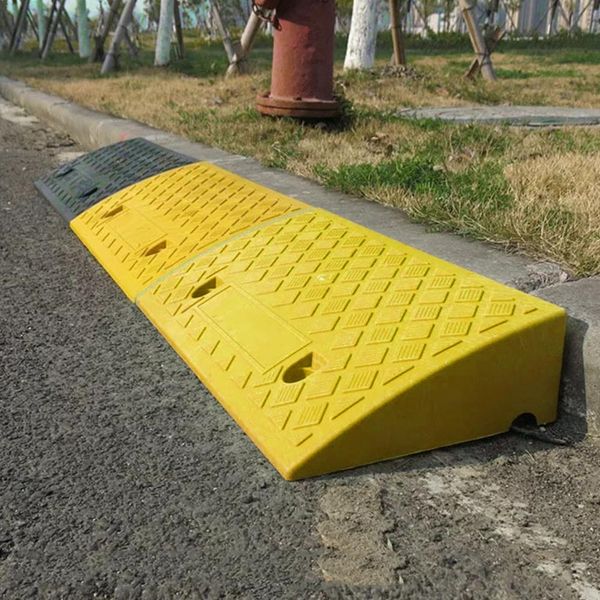 

hard plastic curb ramps heavy duty plastic kit set ramp pad for driveway car truck scooter bike motorcycle support 5/9 height