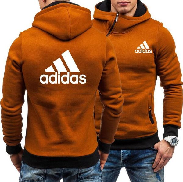 

new women men hooded fleece fashion sweatshirts sweaters hoodies pullover hooded side zipper coat zgd20213, Black