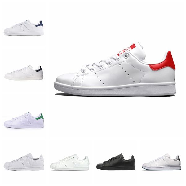 

designer shoes stan skateboard shoes fashion smith brand men classic red white casual shoes womens leather sports superstars luxury sneakers