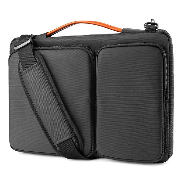 

13.3" portable 13" lapbag 14" 15.4" 15.6" travel carrying case waterproof notebook handbag for macbook air pro shou, Black