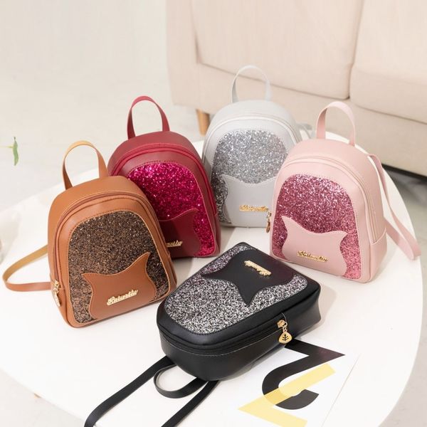 

2019 new fashion lady small backpack cute backpack simple versatilely bag casual travel bolso mochila mujer zaino