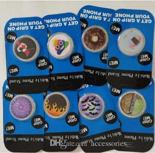 

New blue card air bag 360 degree rotating mobile phone tand available for mobile phone tablet mall and cute ea y to carry