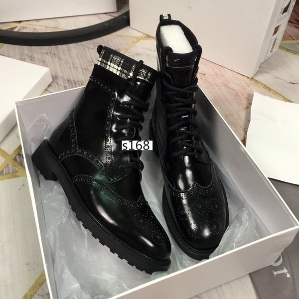 

order low boot in calfskin new arrival original women high cut outerdoor boots men women working bootsss, Black