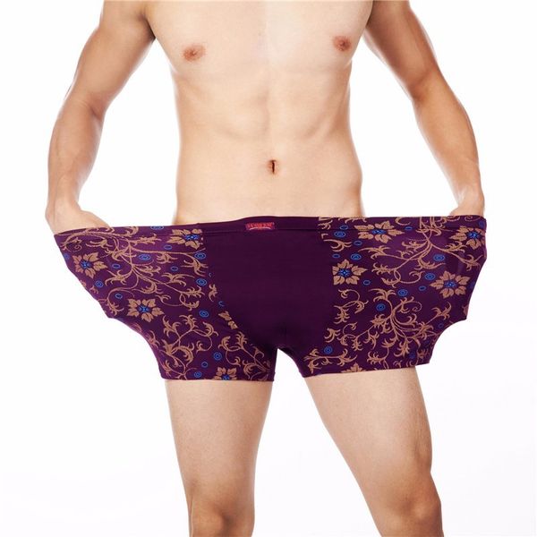 

Januarysnow Fashion Underwear Men Boxers Underpants Sexy Print Man'S Pants For Men Cuecas Boxer Shorts Man Masculinas Calzoncillos 5XL 6XL