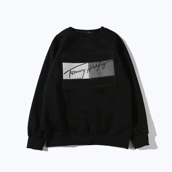 

new men hoodie sweatshirt black casual long sleeved women letter pattern street hip hop pullover embroidery hoodies