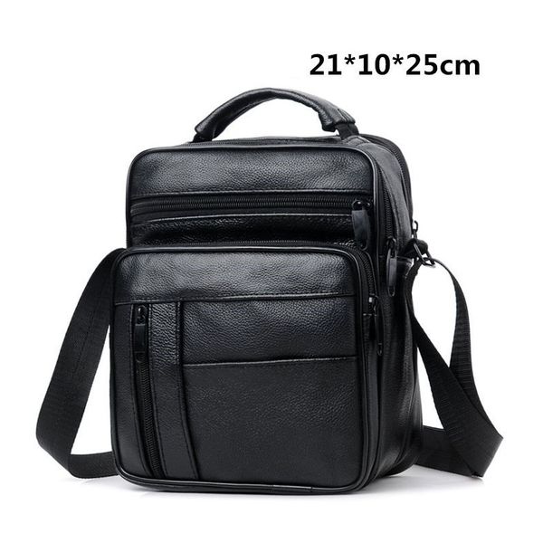 

2019 genuine cowhide leather shoulder bag crossbody bags for men business briefcase leisure real leather crossbody handbag
