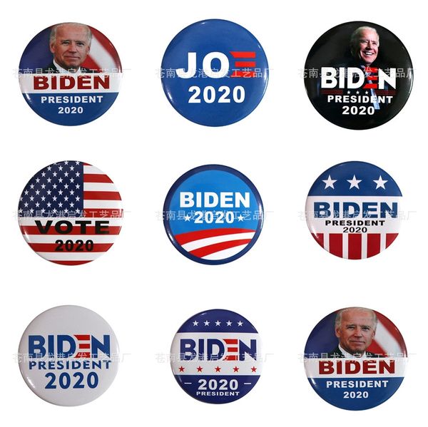 

bundle hands biden badge enamel pin #632, Silver