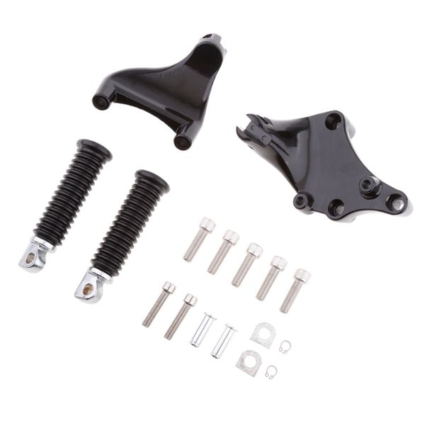 

rear passenger foot peg pedal mount for harley 883 1200 xl 2014-2016-black