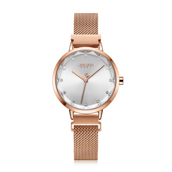 

cwp 2021 watch Creative Design Magnet Stainless Steel Mesh Band Women's Japan Miyota Movt Fashion Quartz JA-1143, Gold