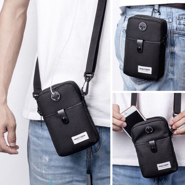 

jodimitty fashion men messenger bag phone pocket crossbody bag for men shoulder handbag multifunctional male small flap