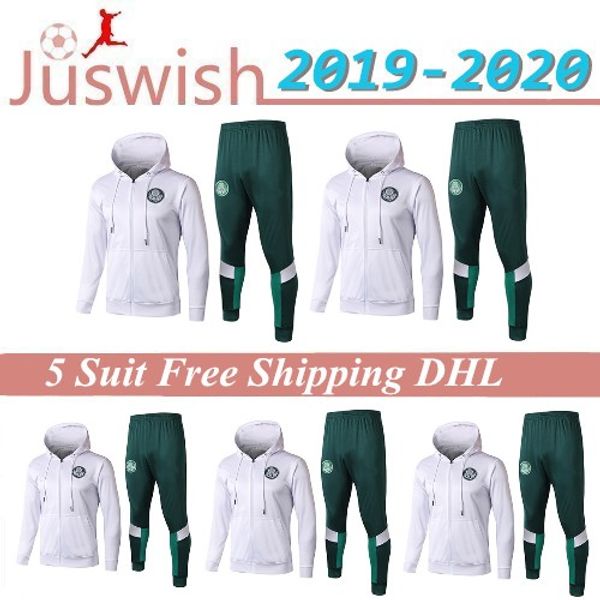 

19 20 new palmeiras hoodie training suit 2019 2020 dudu green football kit borja moises palmeiras long sleeve zipper leisure jacket se, Black;red