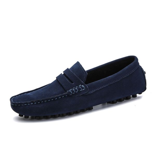 

brand summer soft flat shoes male casual driving shoes slip on lazy men flats moccasins loafers, Black
