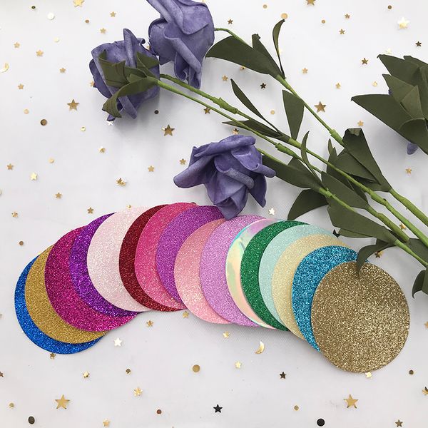 

false eyelashes wholesale glittering decorative eyelash box multi-color circular background cardboard 100 pieces a lot