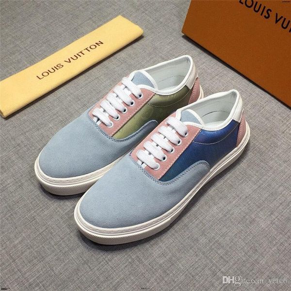 

20ss лето новое прибытие популярных handmade доска обувь мужская кроссовки 2019 мужчин дизайнеры обуви walking modis sapatilhas homem madad, Black