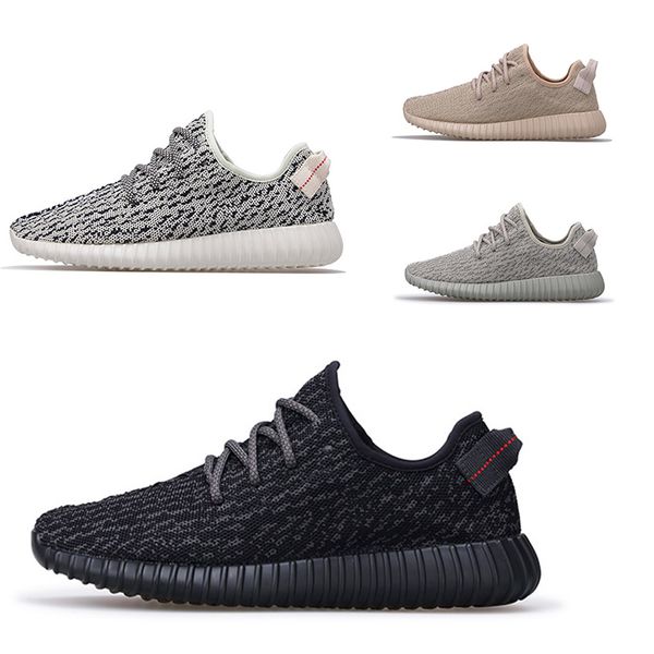

Classic Kanye West V1 High Quality Men'S Women'S Running Shoes Pirate Black White Moonrock Oxford Tan 2019 Designer Sports With Box 36-46