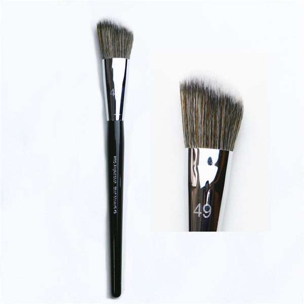 

49# makeup brush professional oblique blush brush double color blush brush high-end s series beauty tool 1pcs