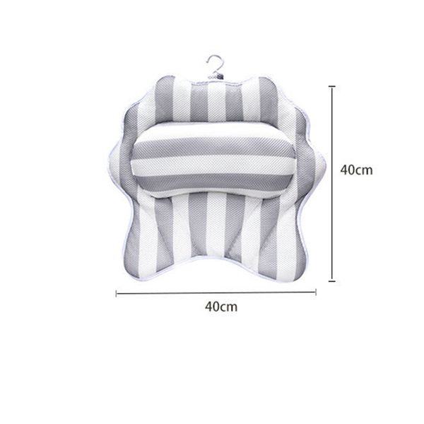 

non скольжению head 3d rest анти mold ванна гидромассажная ванна подушка плечо поддержки подушка универсальная главная quick dry с присоскам