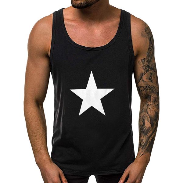 

seven joe new fashion cotton sleeveless shirts tank men fitness shirt mens singlet bodybuilding workout gym vest fitness men, White;black