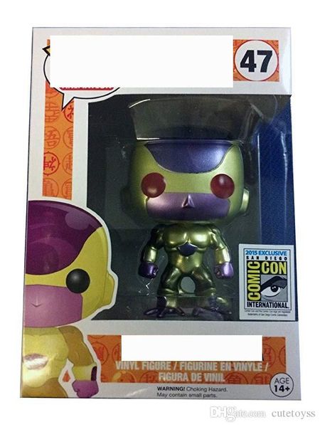 

cutetoyss two styles funko pop anime dragon ball super frissa gold vinyl action figure with box #47 toy gift good quality for kids toys