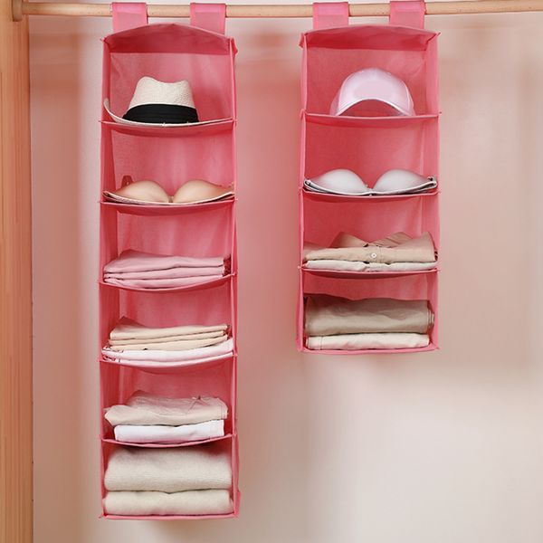 

inter layers storage bag dust proof cover thin clothes hats saving space cabinet wardrobe hanger hanging organizer