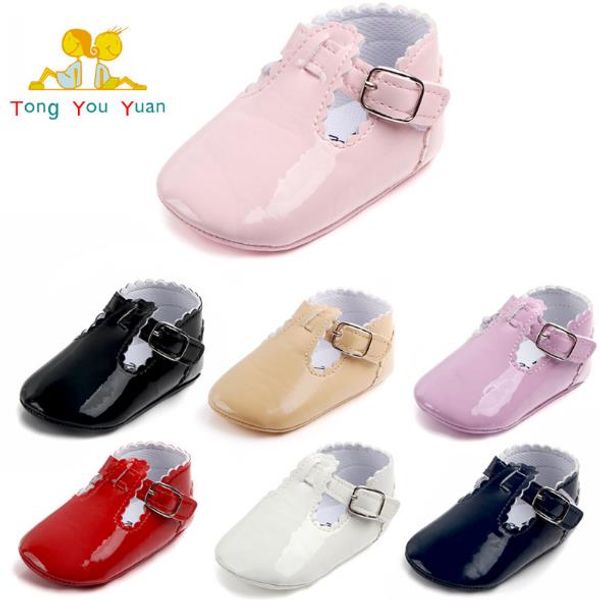 

new style princess girls baby shoes pu leather infant shoes first walkers toddlers crib brand kids child