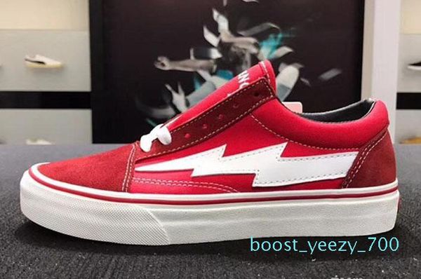 

8 colors revenge x storm old skool designer cavnas casual shoes womens men low cut red blue white black casual shoes b70