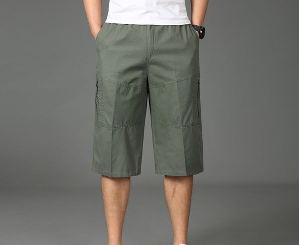 

mrmt 2019 brand summer мужских брюки среднего возраст 7-минутный сыпучий рекреационный бич брюки для мужских чистого хлопка гольф, Black