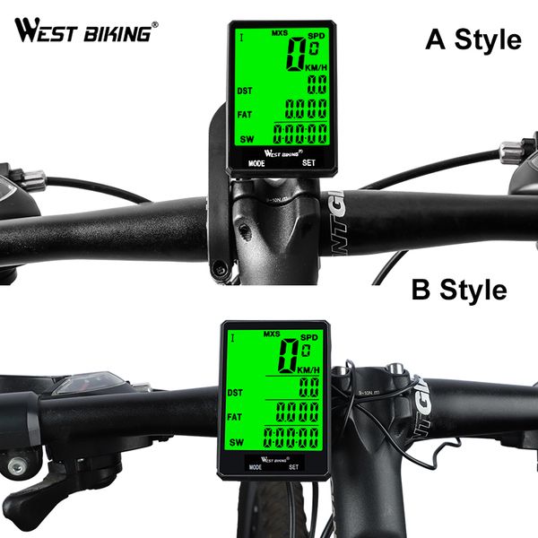 

west biking 4 type bike computer 2.8