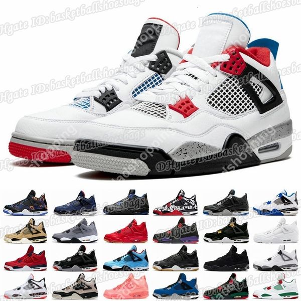 

cactus what the 4 black cat jack cool grey mens basketball shoes 4s bred og white cement fiba pink basket sports designer sneakers