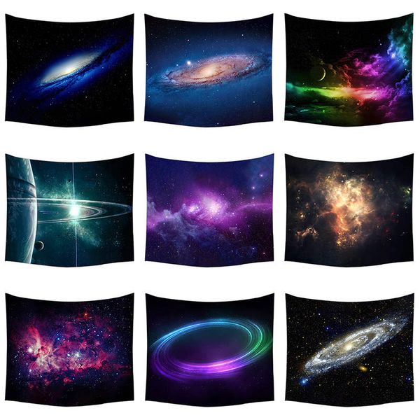 

galaxies in space large size 150cm 200cm indoor tapestry outdoor camping mat home decoration