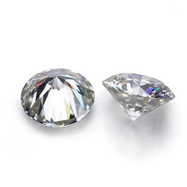 

d white color vvs round shape loose synthetic moissanite diamond 0.6ct to 2ct excellent cut1, Black