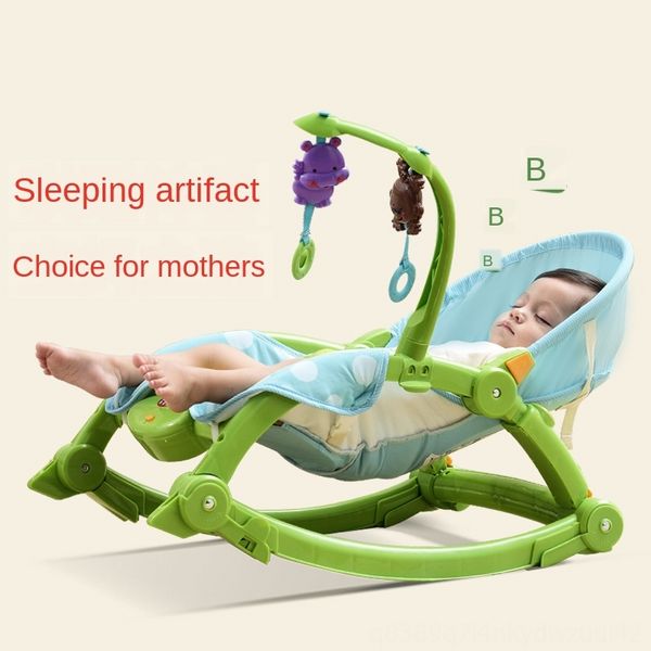 

baby multifunctional portable seat rocking deck chair appease vibration electric lift foldable portable children rocking chair seat