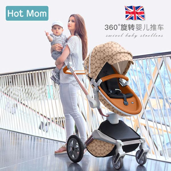 

2019 om luxury baby stroller 3 in 1 stroller light 2 in 1 with car seat 360 degree two way carriage ing