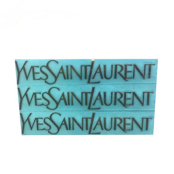 

shenzhen thin metal nickel label sticker, custom small metal letters for crafts