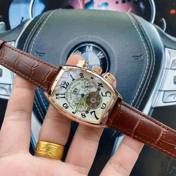 

2020 new brand automatic movement men watches tourbillon day date dive mens mechanical watch fashion sports wristwatches montres, Slivery;brown