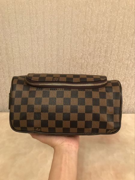 

Rectangular handbag female travel cosmetic bag new designer high quality men's wash bag brand single zipper cosmetic bag