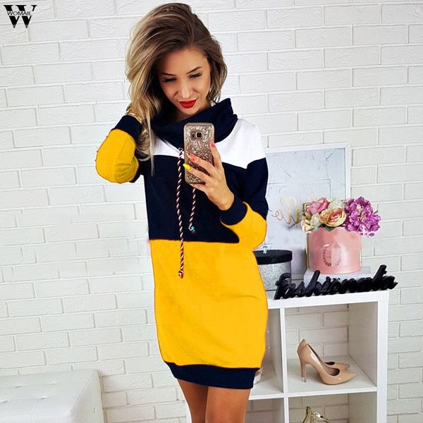 

spring autumn women dresses o-neck dress casual batwing long sleeve shirt dress new fashion nov26, Black;gray