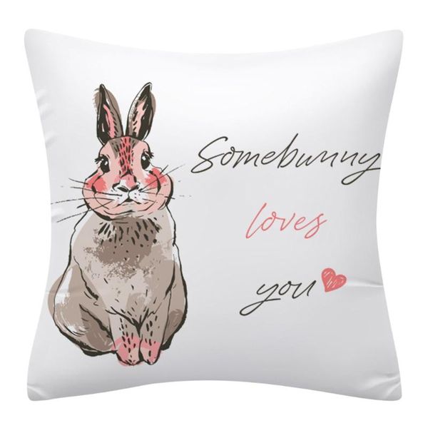 

easter pillowcase print pillow case polyester sofa car cushion cover home decor pillow covers decorative 45cm*45cm
