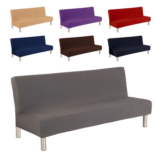 

big elasticity stretch couch cover pure solid color sofa covers tight all-inclusive stretch bed slipcove furniture living room