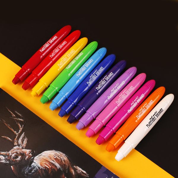 

children's painting painted washable oil pastel 24/36 color oil pastel rotating crayon multicolor child