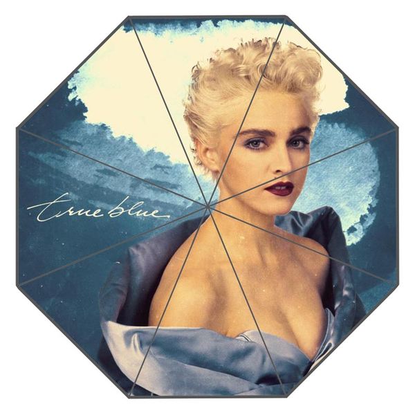 

пользовательская мадонна зонт дождь женщина три складного зонтик customized женского дождь инструменты уникальный зонтик