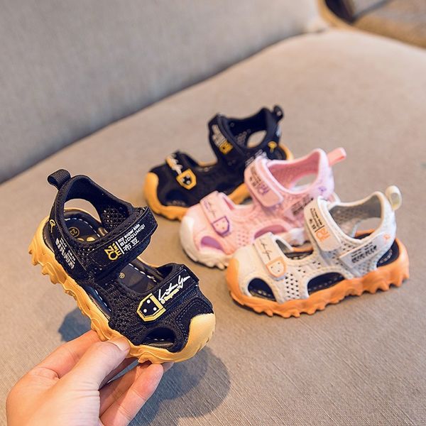 

мальчики мягкое дно детские удобные девушки пляжная обувь детские повседневные сандалии t200427, Black;red