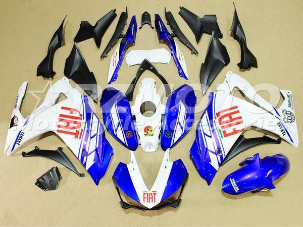 

4gifts new injection mold abs motorcycle fairing kit for yamaha r3 r25 2014 2015 2016 14 15 16 cowlings bodywork set blue red fiat