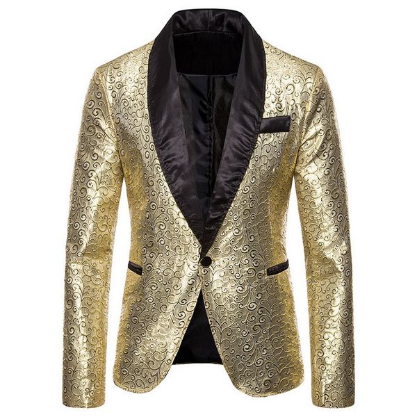 

suits & blazers shiny sequin glitter blazer jacket men nightclub single button suit blazer male prom stage wedding costumes, White;black