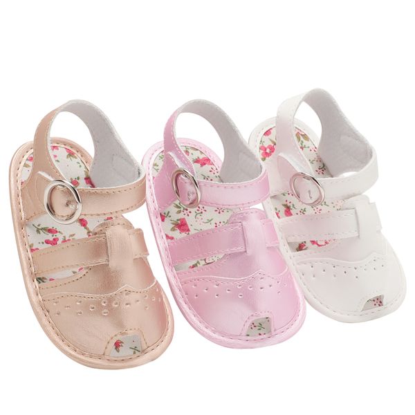 

baby sandals pu baby girl shoes 0-18 month newborn hollowing fashion girl infant 7 color boy shoes 2018 summer sandals, Black;red