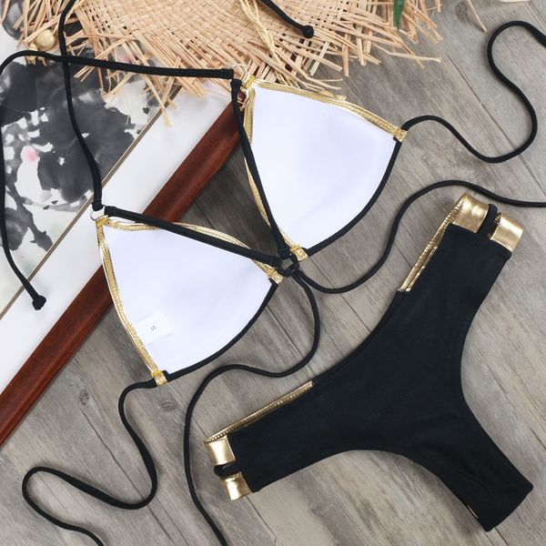 

дизайнер бикини бикини для женщин новое сексуальное бикини купальники женщины бикини установить push up купальный костюм de лето пляжная куп, White;black