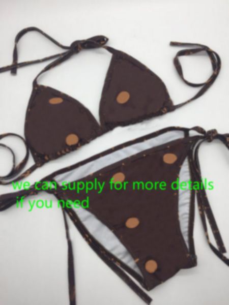 

letters three-point swimsuit for women summer two-piece bikini suits set beach fashion bathing suits swimwear clothing, White;black