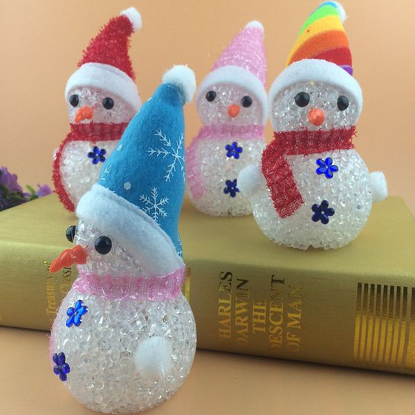 

lovely cute eva snowman for girls gifts of christmas and holiday color changing led night lights