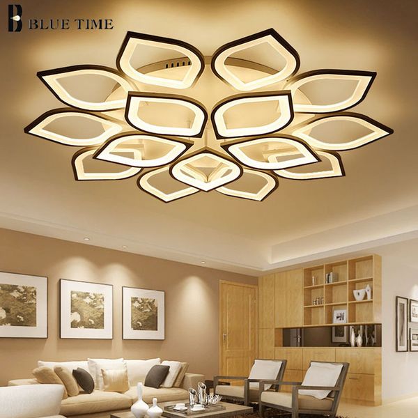 White Body Acrylic Modern Led Chandelier For Large Living Room Bedroom Dining Room Led Lustres Ceiling Chandelier Light Fixtures Green Pendant Light